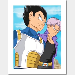 Trunks and Vegeta Posters and Art